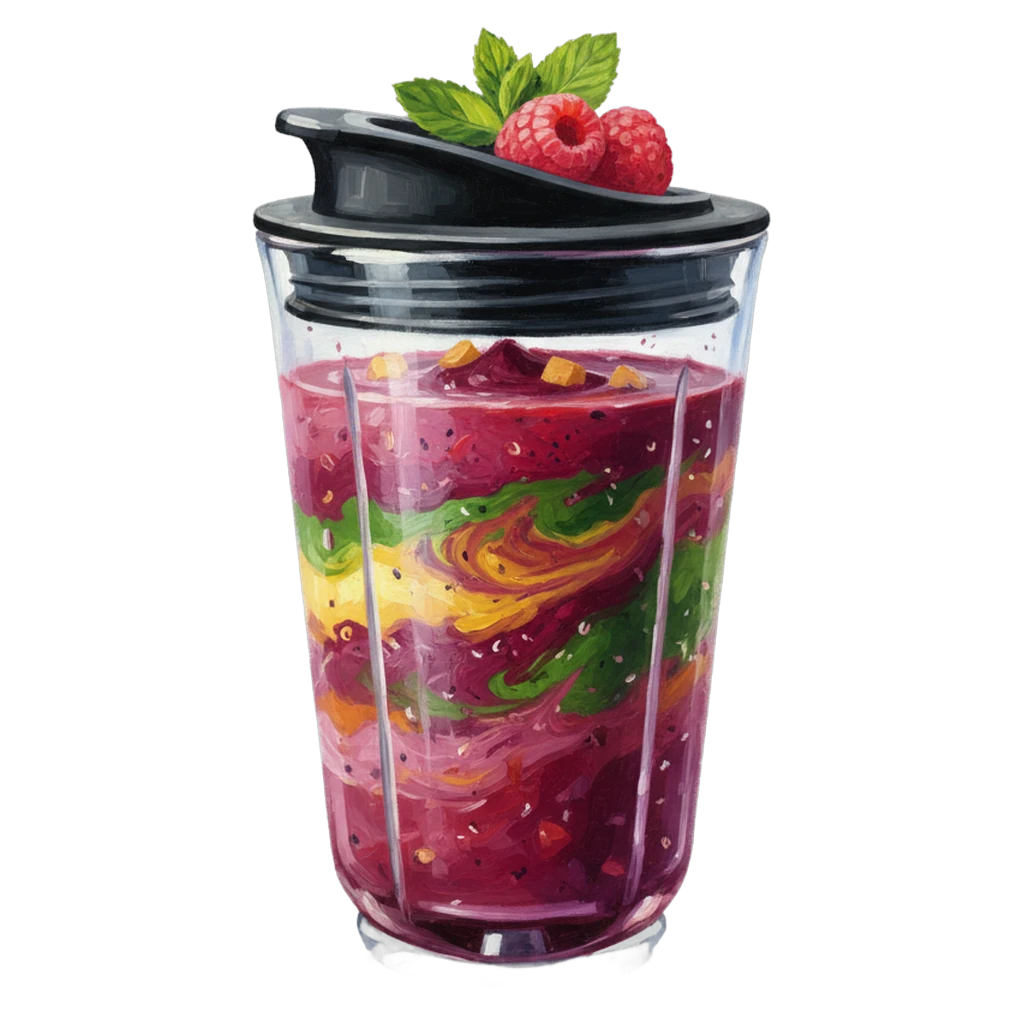 smoothie blender drink Oil Painting icon