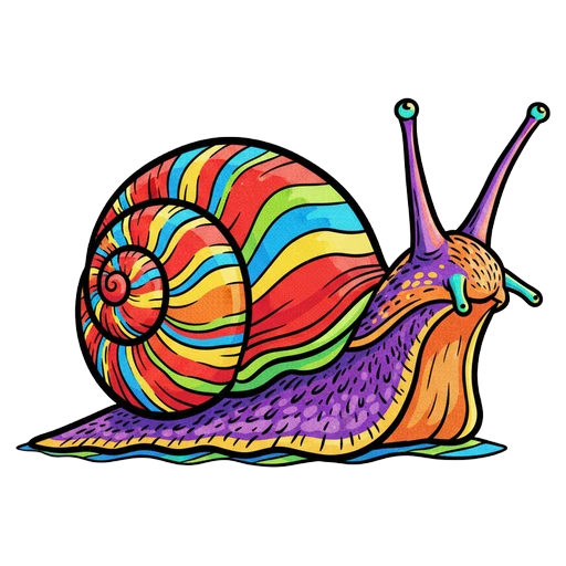 snail Pop Art icon