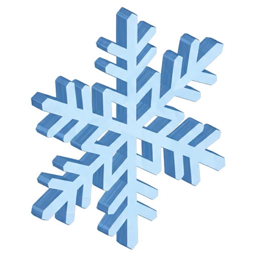 snowflake Isometric icon