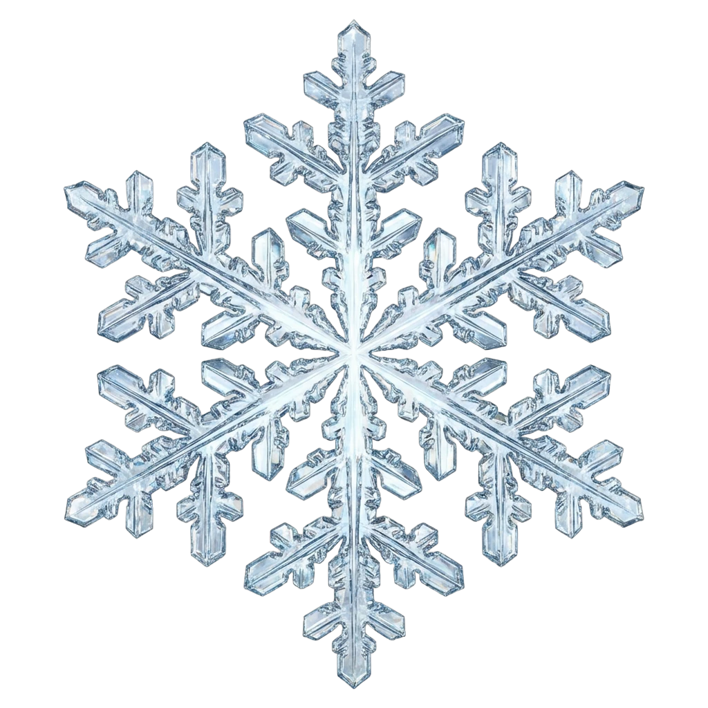 snowflake Photorealistic icon