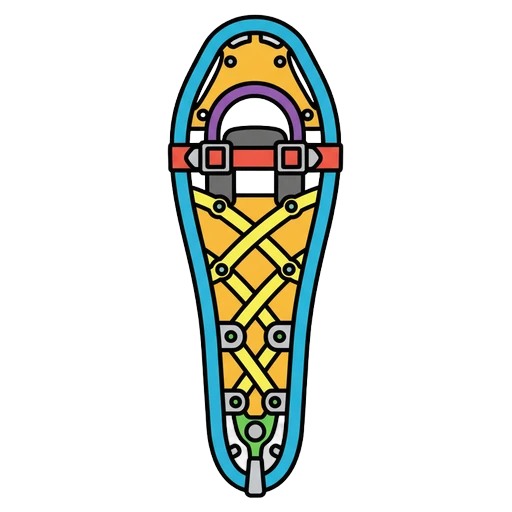 snowshoe Pop Art icon