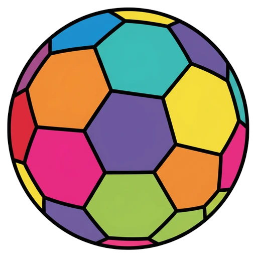 soccer ball Pop Art icon