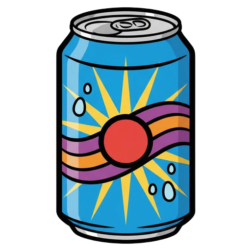 soda can Pop Art icon