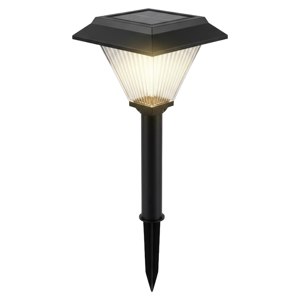 solar garden light Photorealistic icon