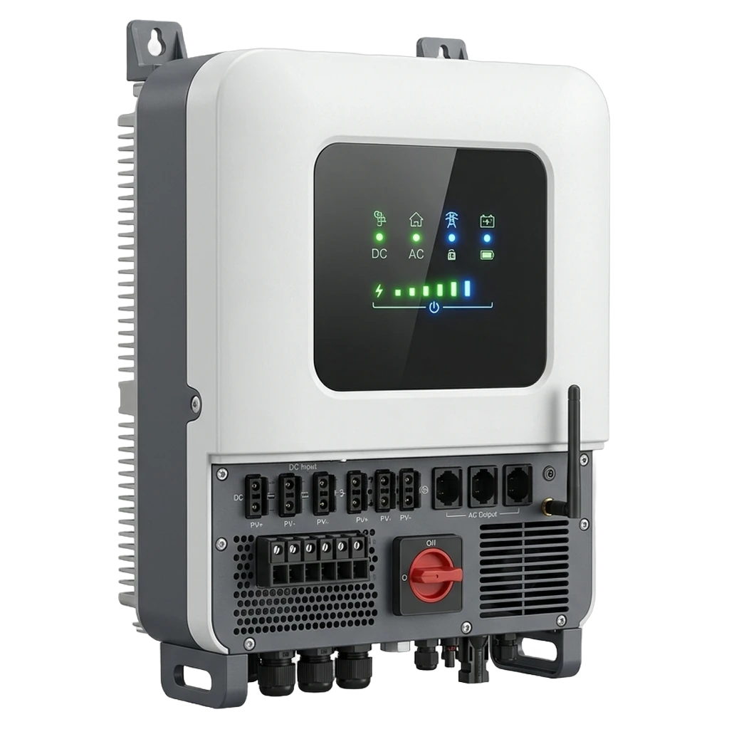 solar inverter Photorealistic icon - free AI-generated photorealistic icon for web and app projects