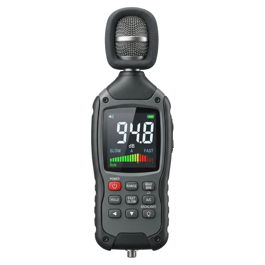 sound level meter Photorealistic icon - free AI-generated photorealistic icon for web and app projects