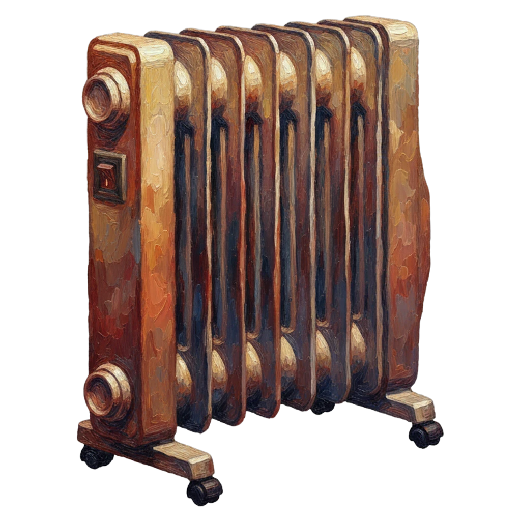 space heater Oil Painting icon