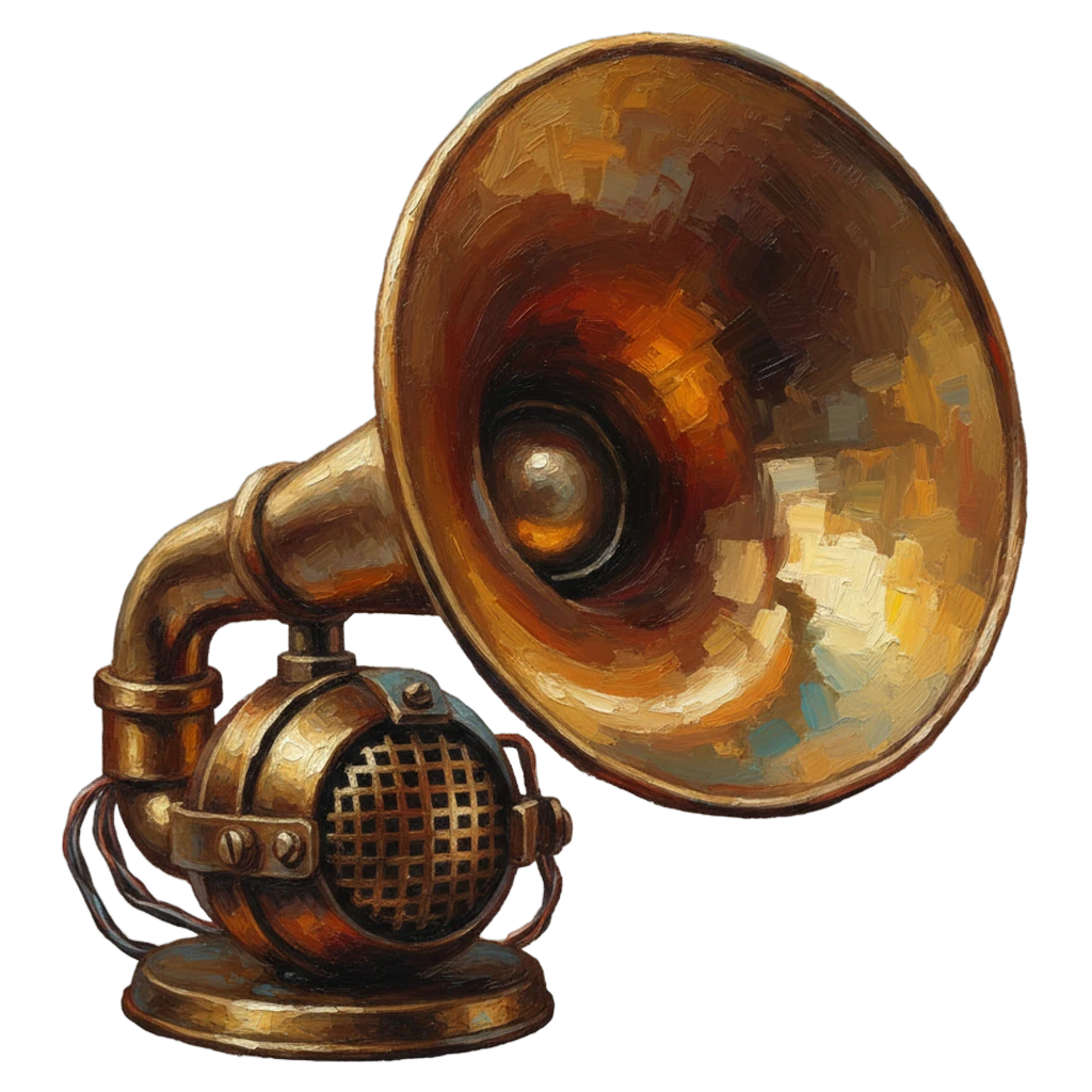 speaker Oil Painting icon