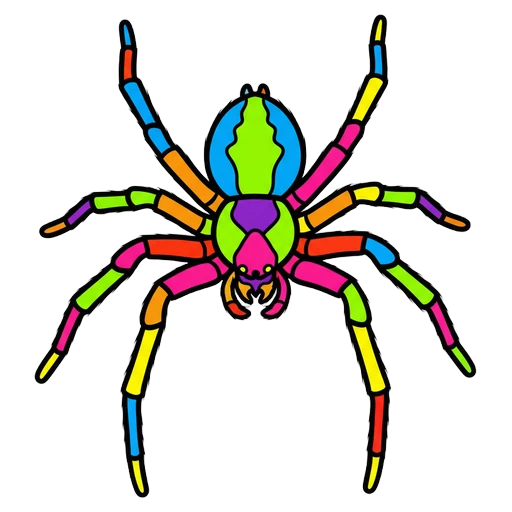 spider Pop Art icon
