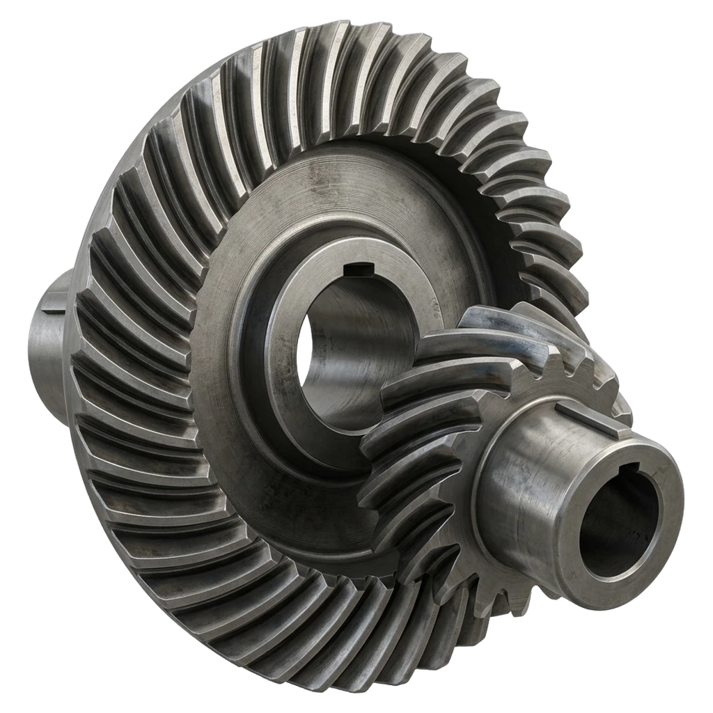 spiral bevel gear Photorealistic icon - free AI-generated photorealistic icon for web and app projects