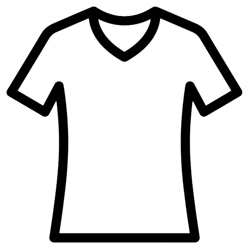 sports jersey Line Art icon