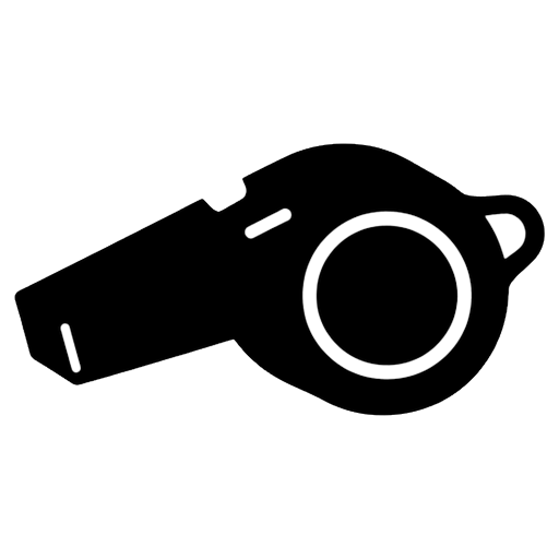 sports whistle Solid Glyph icon