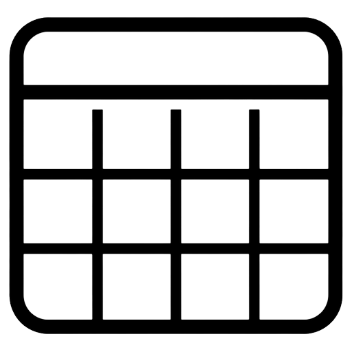 spreadsheet table Line Art icon