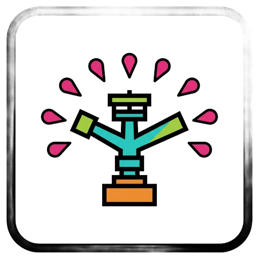 sprinkler Pop Art icon