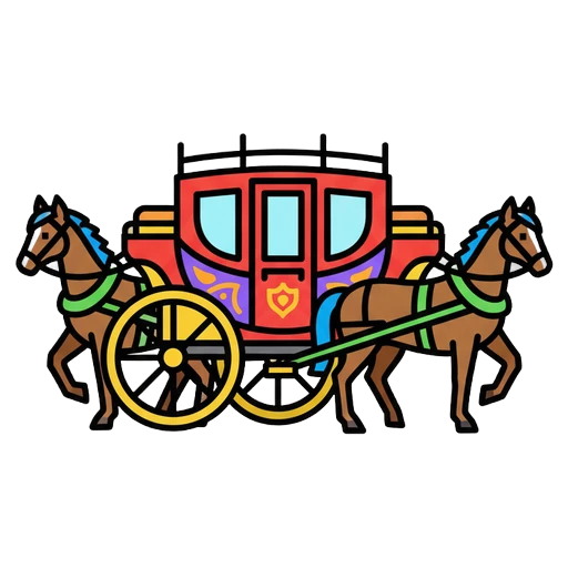 stagecoach Pop Art icon