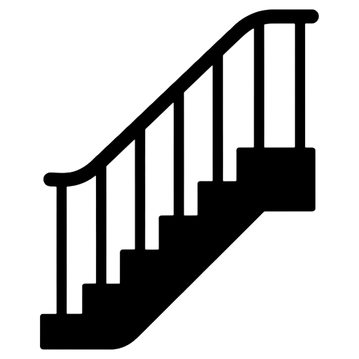 staircase railing Solid Glyph icon