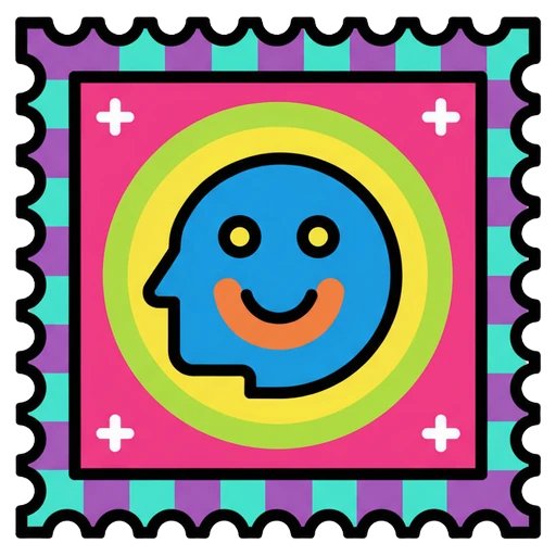 stamp Pop Art icon