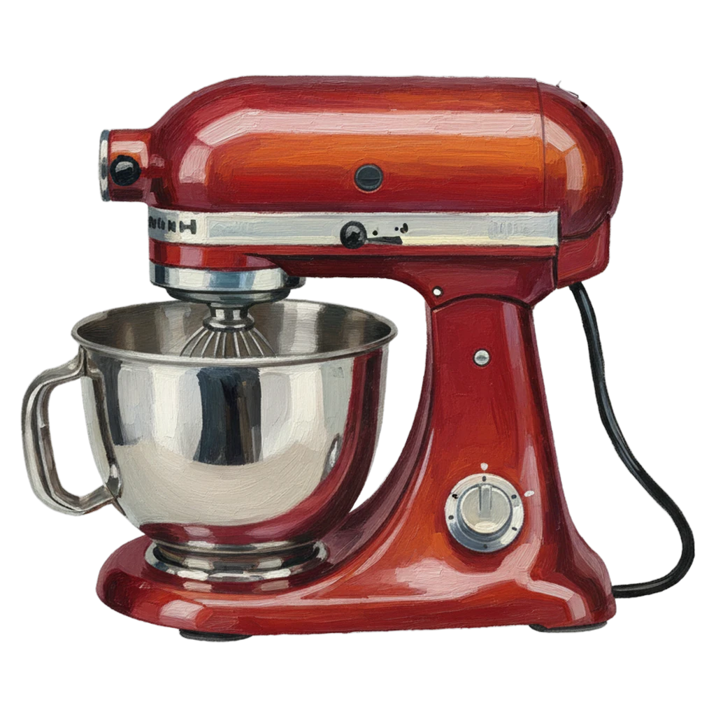 stand mixer Oil Painting icon