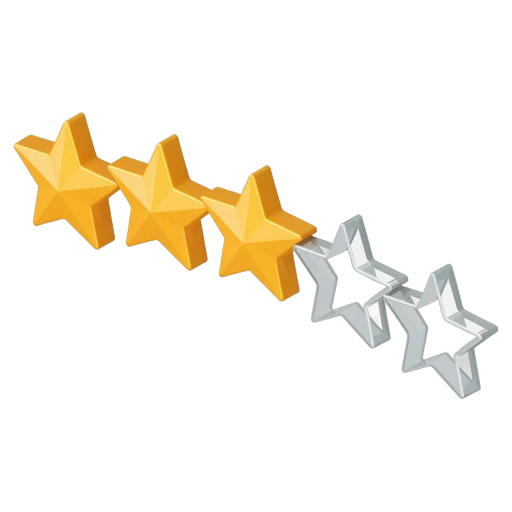 star rating Isometric icon