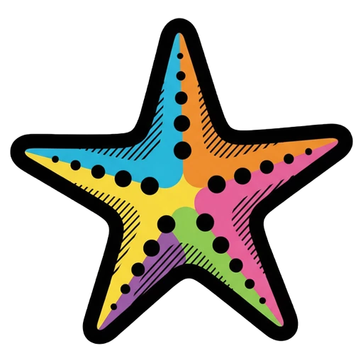 starfish Pop Art icon