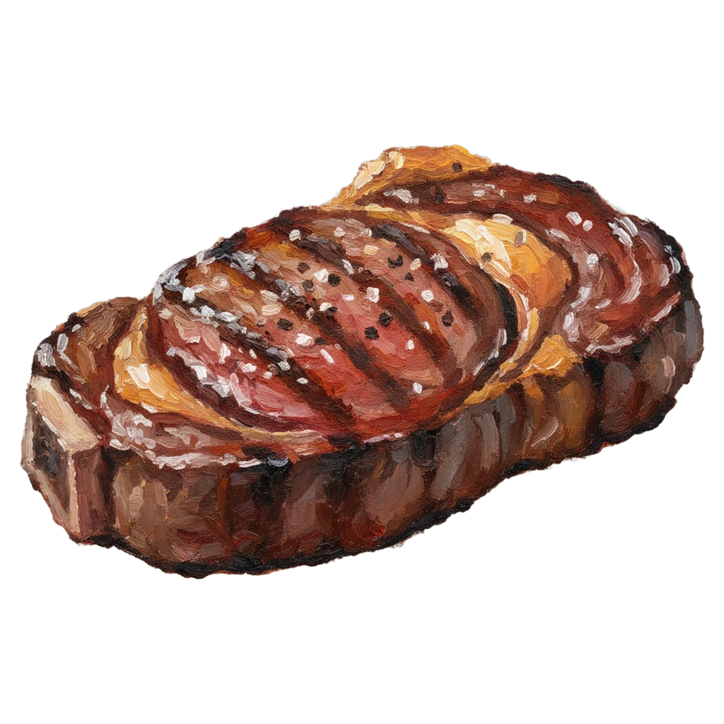 steak Oil Painting icon