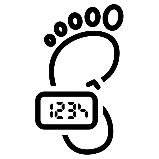 step counter Line Art icon - free AI-generated line art icon for web and app projects
