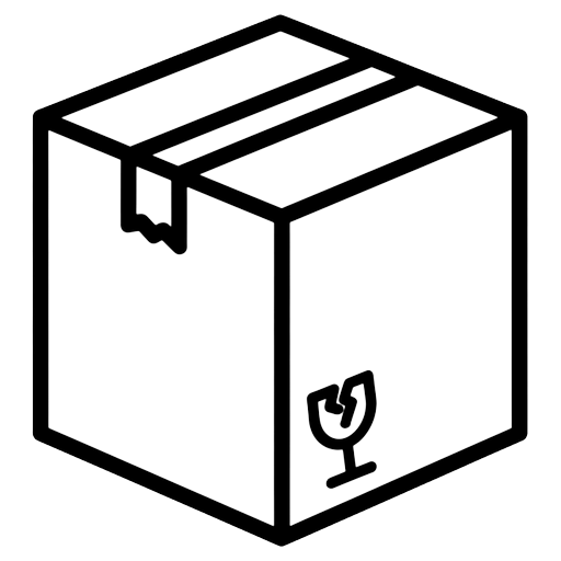 stockroom box Line Art icon