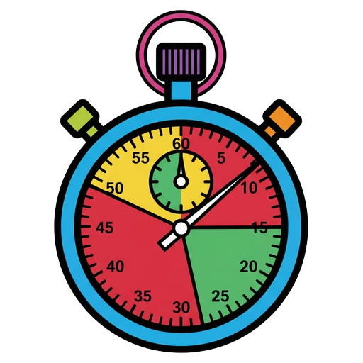 stopwatch Pop Art icon