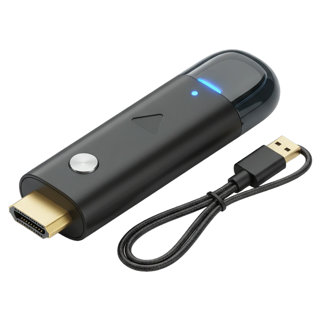 streaming stick Photorealistic icon