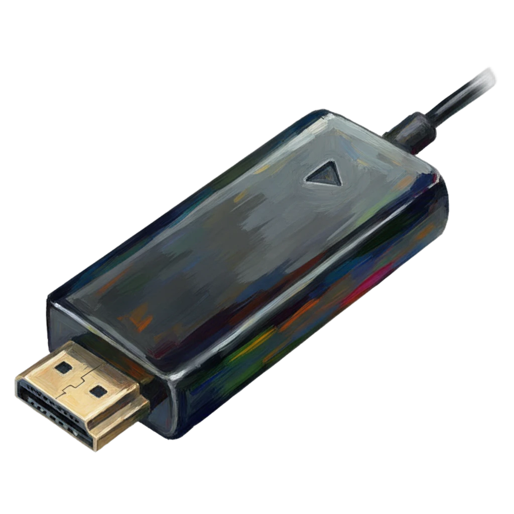 streaming stick Oil Painting icon
