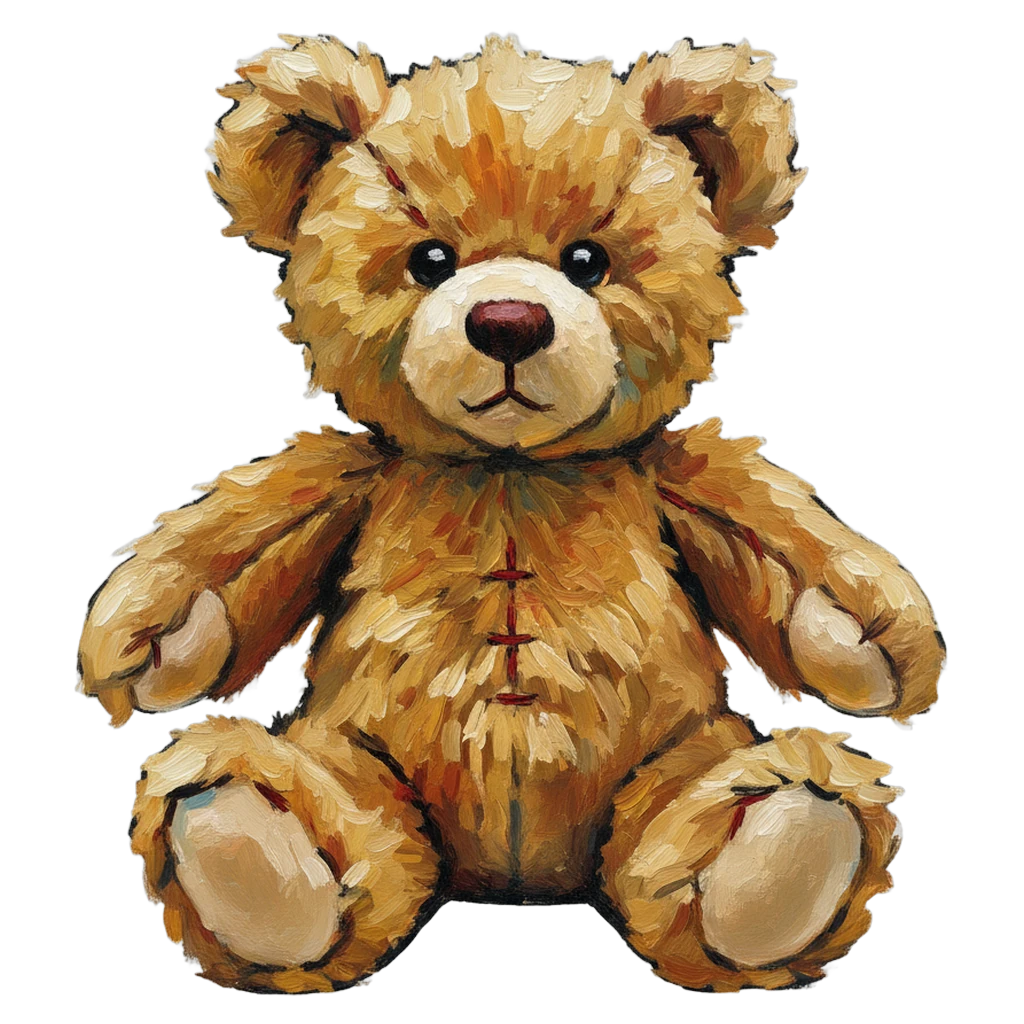 stuffed animal Oil Painting icon