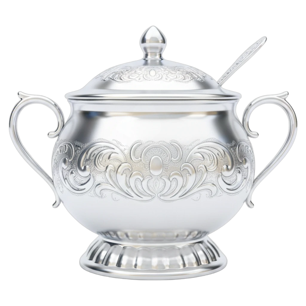 sugar bowl Photorealistic icon