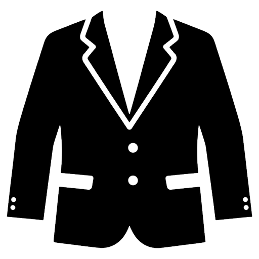 suit jacket Solid Glyph icon