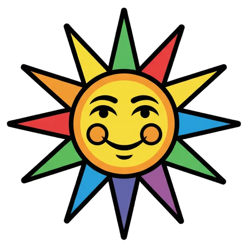 sun Pop Art icon