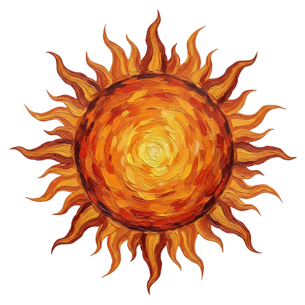 sun Oil Painting icon