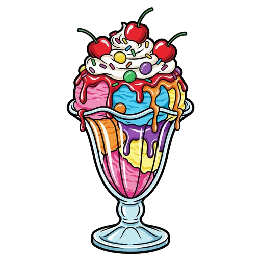 sundae Pop Art icon
