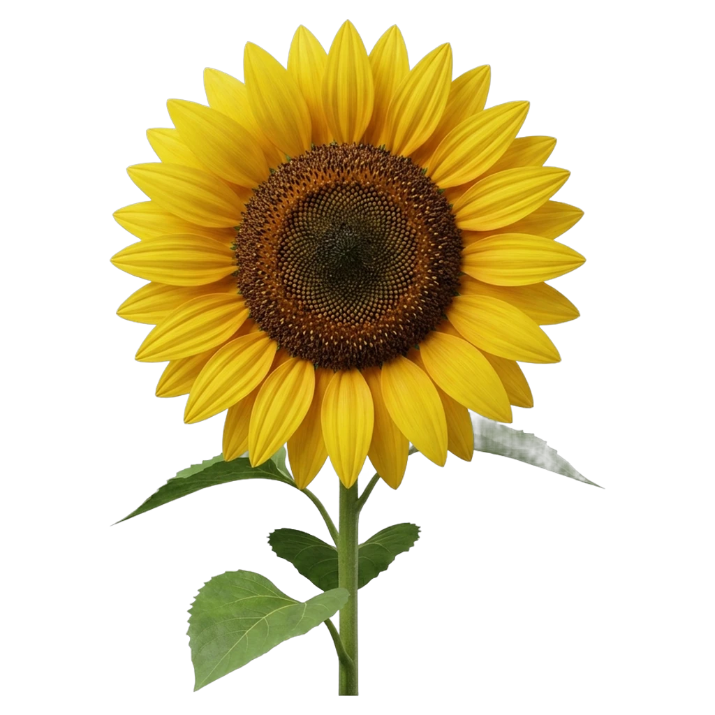 sunflower Photorealistic icon