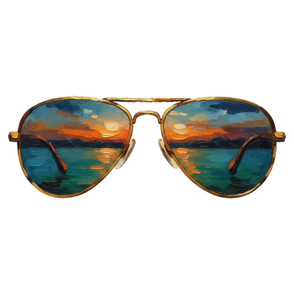 sunglasses Oil Painting icon