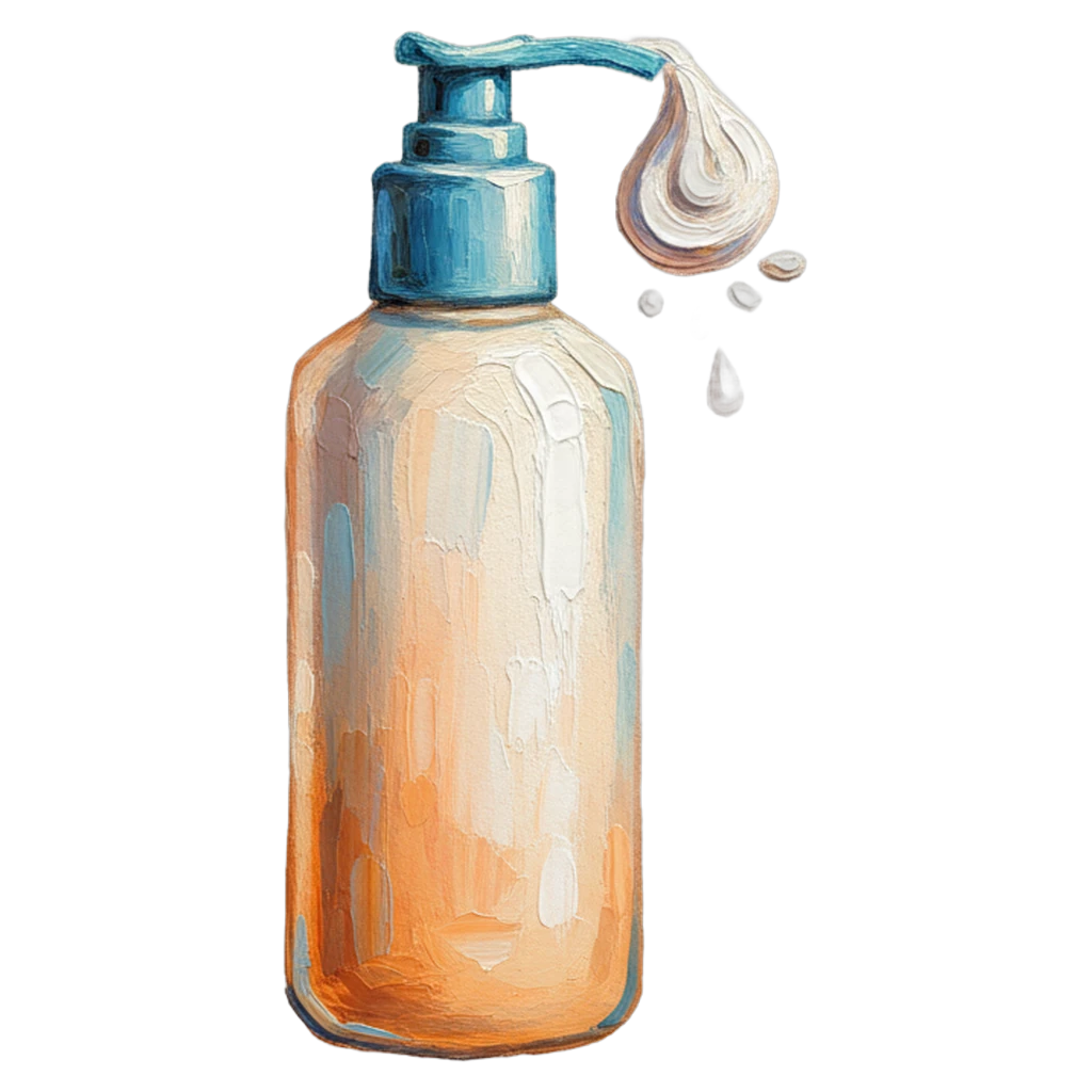 sunscreen Oil Painting icon - free AI-generated oil painting icon for web and app projects