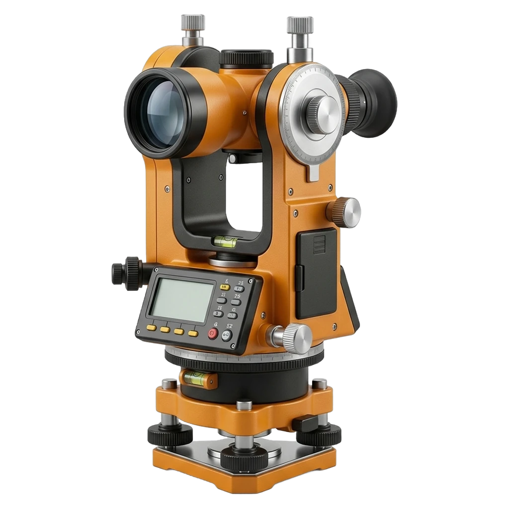 surveying theodolite Photorealistic icon