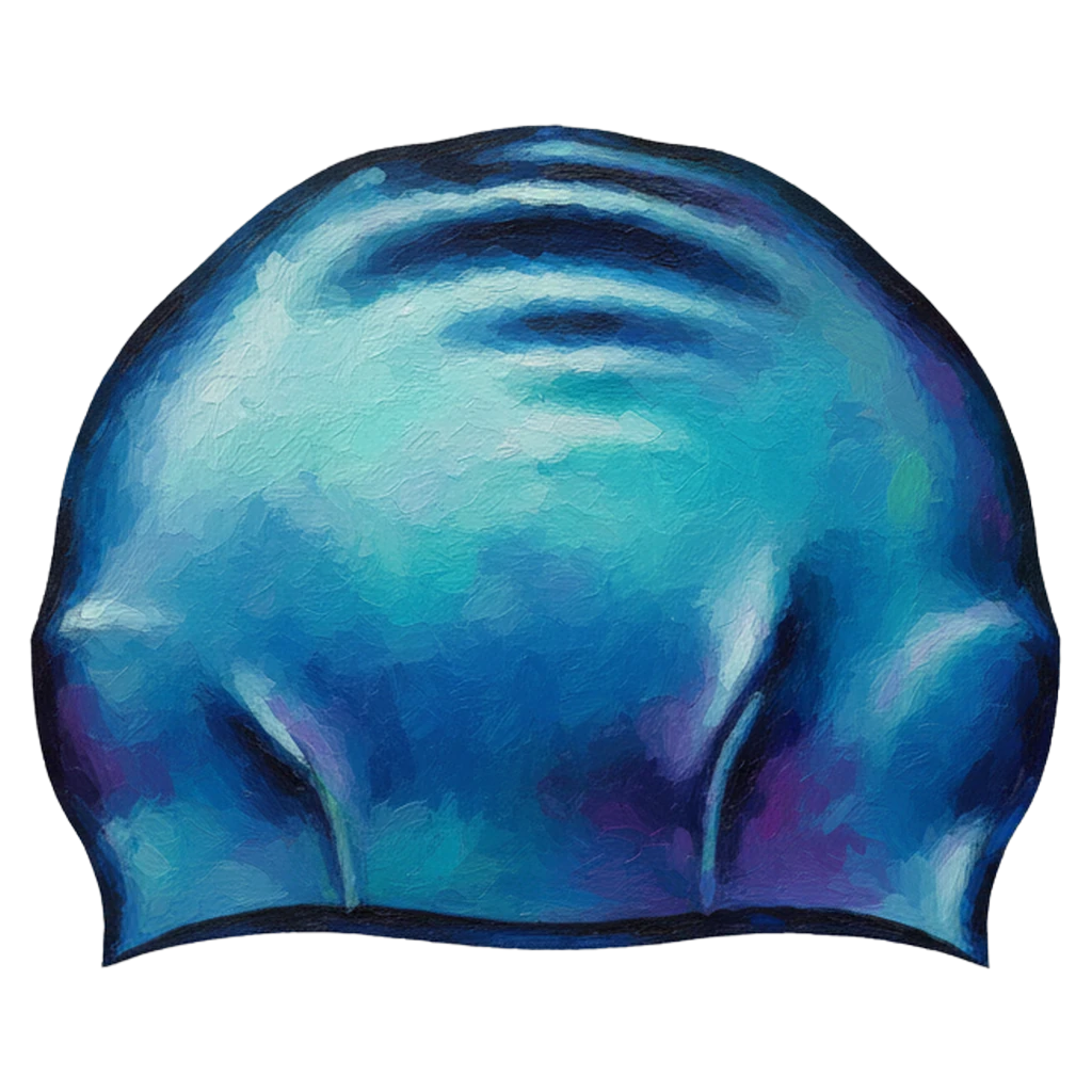 swim cap Oil Painting icon - free AI-generated oil painting icon for web and app projects