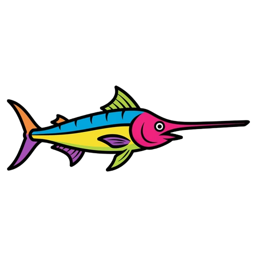 swordfish Pop Art icon