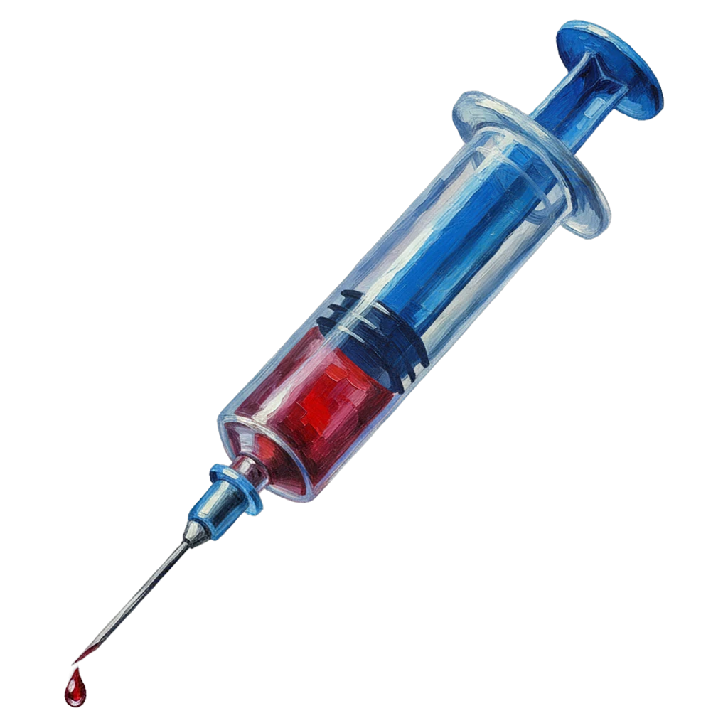 syringe Oil Painting icon