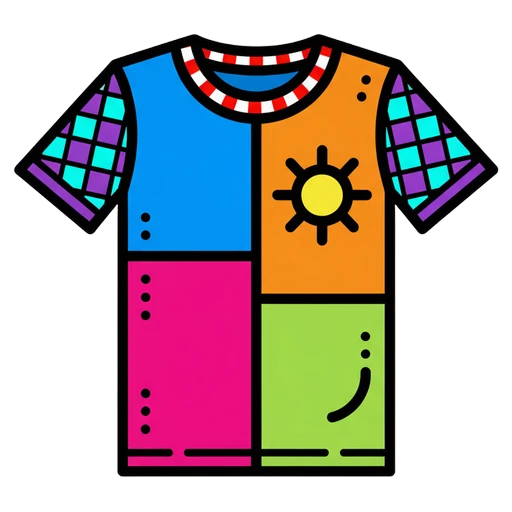 t-shirt Pop Art icon