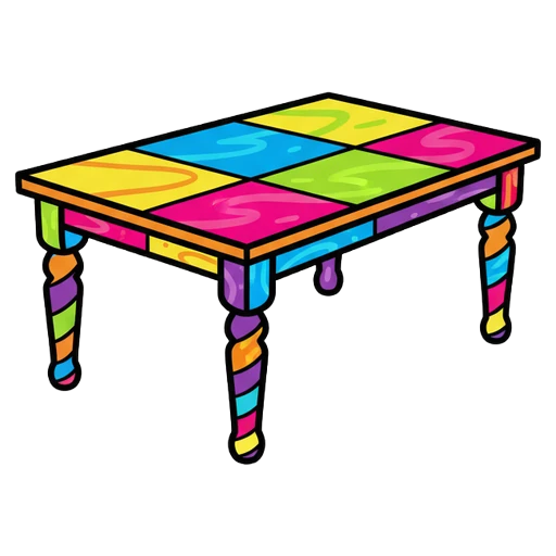 table Pop Art icon