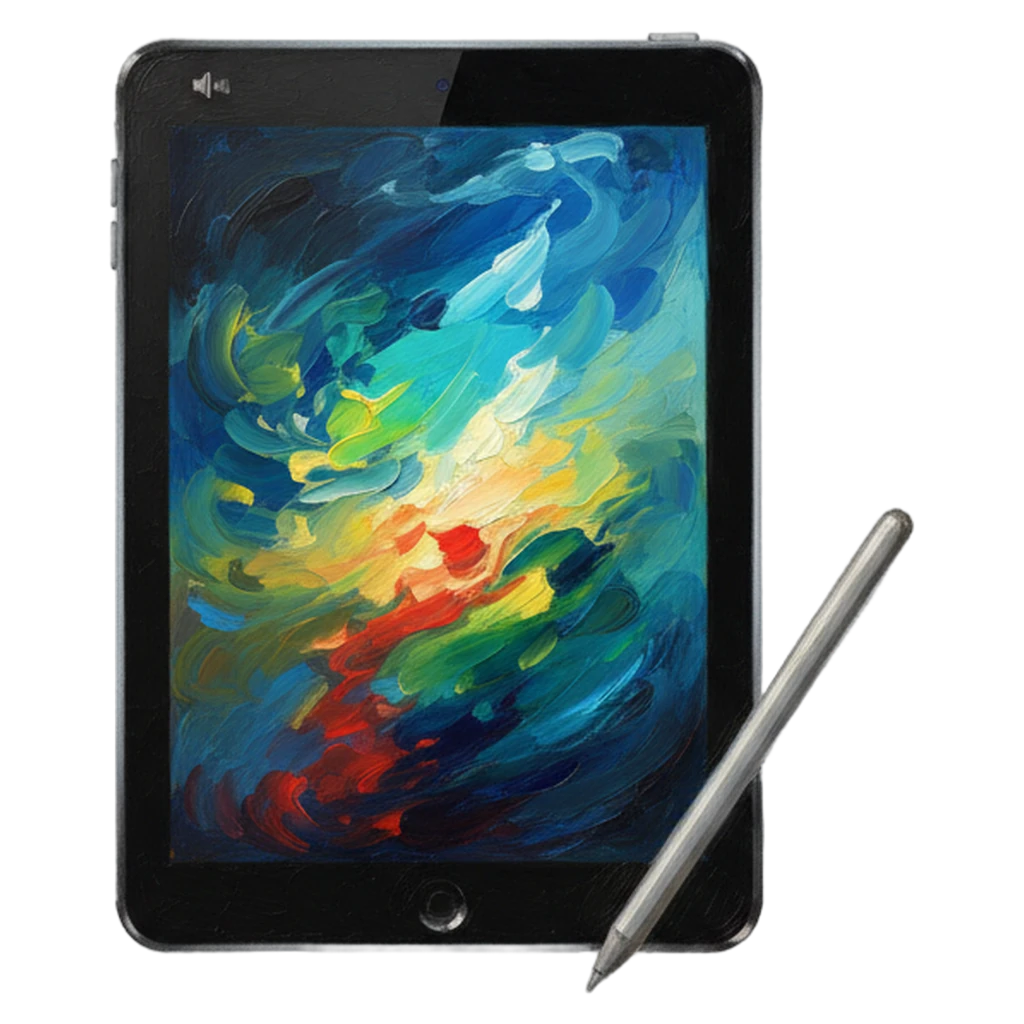 tablet Oil Painting icon