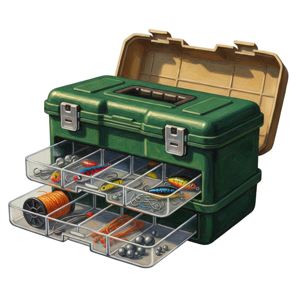 tackle box Oil Painting icon