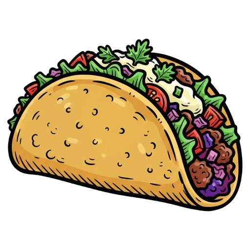 taco Pop Art icon