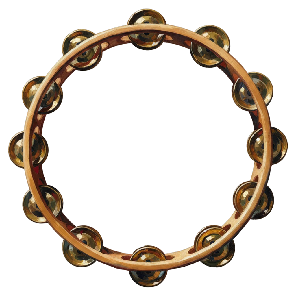 tambourine Oil Painting icon