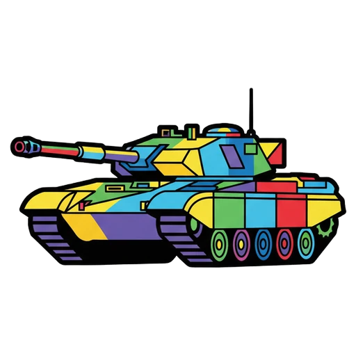 tank Pop Art icon